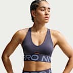 Bra deportivo con almohadillas de media sujeción para mujer Nike Pro Sculpt