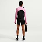Maglia a manica lunga con zip a metà lunghezza Nike Pro Dri-FIT – Ragazza