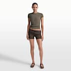 NikeSKIMS Ribbed Seamless Women's Short-Sleeve Top