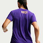 FC Barcelona Strike Away Kobe Kurzarm-Fußballshirt mit Dri-FIT-Technologie (Damen)