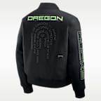 Oregon Origin of Speed Men's Nike College Full-Snap Varsity Jacket