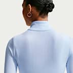 Nike Sportswear Chill Knit Women's Tight Quarter-Zip Long-Sleeve Ribbed Top