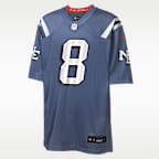 Jersey Nike de la NFL de partido para niños talla grande Stefon Diggs New England Patriots colección Rivalries