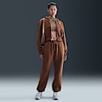 Pants de entrenamiento oversized de tiro alto para mujer Nike Sportswear Phoenix Fleece