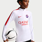 Paris Saint-Germain Strike Older Kids' Nike Dri-FIT Football Knit Drill Top