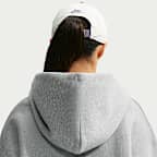 Hoodie folgado com fecho completo Nike Studio Fleece Heavyweight para mulher