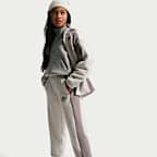 Joggers acondicionados para el invierno para niños talla grande Nike Club Fleece