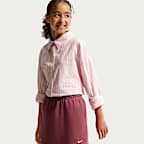Nike Sportswear Studio Fleece Big Kids' (Girls') French Terry Skirt