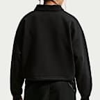 Nike Sportswear Studio Fleece Older Kids' (Girls') Quarter-Zip Top