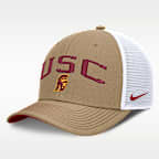 USC Primetime Arched Men's Nike Dri-FIT College Trucker Adjustable Hat