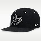 Gorra Nike de la MLB ajustable para hombre Athletics Pro