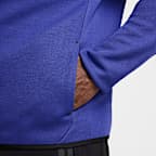 Chamarra Windrunner de tejido Fleece de cierre completo para hombre Nike Tech