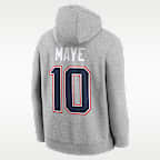 Drake Maye New England Patriots Super Bowl LX Men's Nike NFL Pullover Hoodie