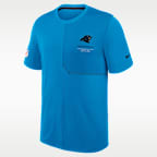 Carolina Panthers Sideline Coach Men's Nike Dri-FIT NFL Top