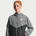 Wodoodporna kurtka z kapturem dla dużych dzieci Nike Sportswear Windrunner