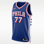 Jersey Nike Dri-FIT de la NBA Swingman para hombre Philadelphia 76ers Icon Edition