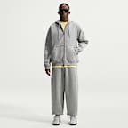 Sudadera con gorro de tejido Fleece de cierre completo para hombre Nike Solo Swoosh