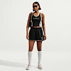 Lediga fleeceshorts Nike Sportswear med medelhög midja 7,5 cm för kvinnor