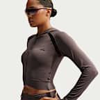 NikeSKIMS Stretch Knit Women's Full-Zip Baby Hoodie