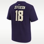 Justin Jefferson Minnesota Vikings Rivalries Collection Big Kids' Nike NFL T-Shirt