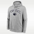 Sudadera con gorro sin cierre universitaria Nike para hombre Penn State Arch