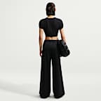 Nike Sportswear Women's Mid-Rise Wide-Leg Track Pants