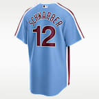 Jersey Nike de la MLB Replica para hombre Kyle Schwarber Philadelphia Phillies