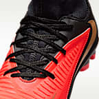 Tacos de fútbol para terrenos múltiples para niños grandes Nike Jr. Phantom 6 High Club