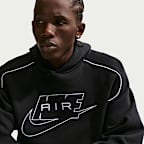 Sudadera con gorro sin cierre de tejido Fleece para hombre Nike Air