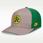 Gorra Nike de la MLB ajustable con estructura A-Frame para hombre Athletics Cooperstown Rise