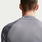 Pánské fitness tričko Nike Pro Dri-FIT s dlouhým rukávem a stojáčkem