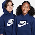 Sudadera con gorro para niños talla grande Nike Sportswear Club Fleece