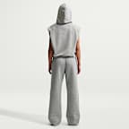 Nike Studio Fleece Medium Weight Pantalones de tiro medio con dobladillo abierto - Mujer