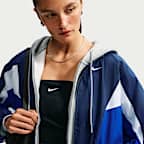 Γυναικείο τζάκετ φόρμας σε φαρδιά γραμμή Nike Sportswear