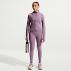 Nike Mavn Girls' Dri-FIT Fitted Full-Zip Long-Sleeve Top