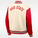 Ohio State Legacy Men's Nike College Full-Snap Bomber Jacket