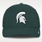 Gorra universitaria Nike Dri-FIT para hombre Michigan State Sideline Practice