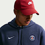 Paris Saint-Germain Club Nike fotballhettegenser til herre