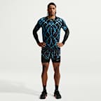 Nike AeroSwift Dri-FIT ADV Kurzarm-Laufoberteil mit Print (Herren)