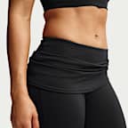 Pants Dri-FIT de tiro medio con falda en capas para mujer Nike Zenvy