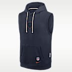 Chicago Bears Rivalries Collection Sideline Men's Nike Dri-FIT NFL Sleeveless Pullover Hoodie