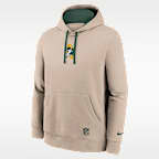 Sudadera con gorro sin cierre Nike de la NFL para hombre Green Bay Packers Rewind Club