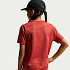 Playera de manga corta Nike Miler Dri-FIT para niños talla grande