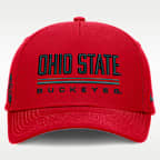 Ohio State Sideline Practice Rise Men's Nike Dri-FIT College Adjustable Hat