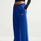 Nike Studio Fleece Medium Weight Women's Mid-Rise Wide-Leg Pants