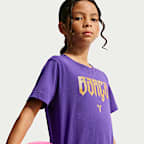 Playera de futbol Kobe para niños talla grande FC Barcelona visitante