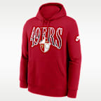 Sudadera con gorro sin cierre Nike de la NFL para hombre San Francisco 49ers Rewind Club