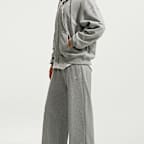 Nike Studio Fleece Lightweight 'French Terry' Women's Mid-Rise Wide-Leg Trousers