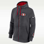 San Francisco 49ers Playbook Page Club Men's Nike NFL Full-Zip Hoodie