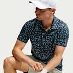 Nike Par Men's Dri-FIT Grass Print Golf Polo